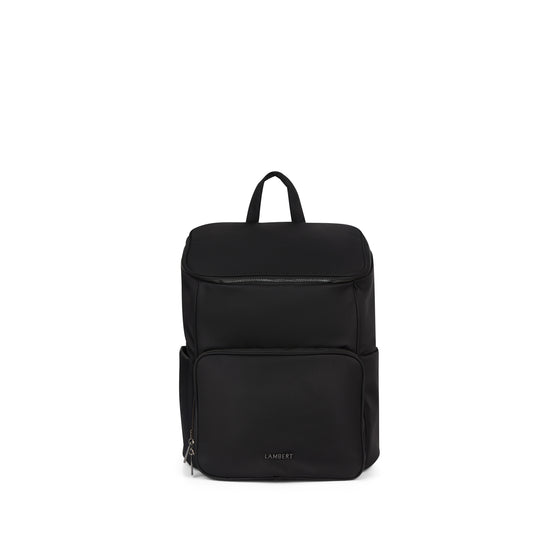 The Anabelle – Black Recycled Nylon Maternity Backpack