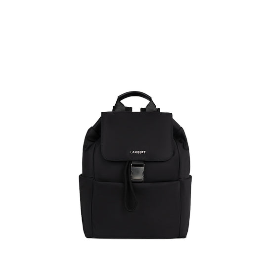 The April - Black Recycled Nylon Backpack