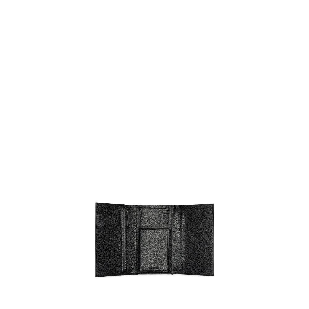 The Atlas - Recycled Black Vegan Leather Passport Holder