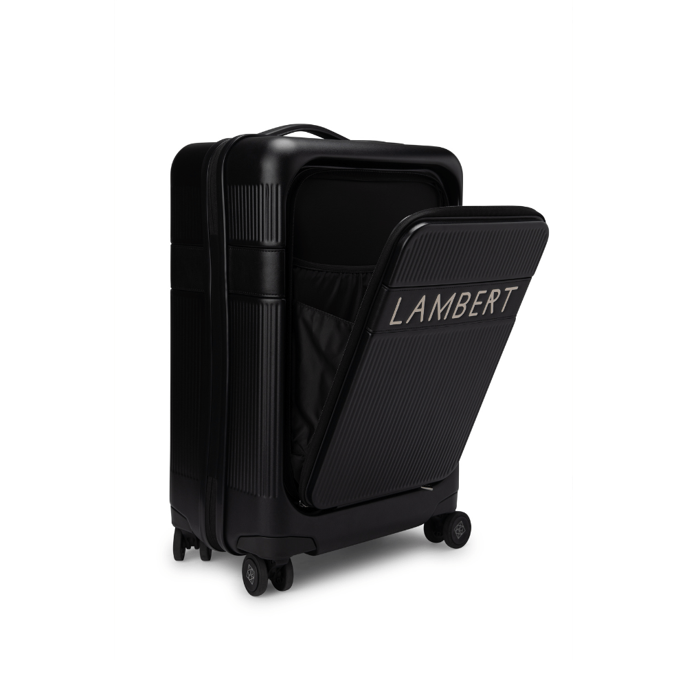 Travel Set – Black Carry-On Suitcase + Black Travel Bag