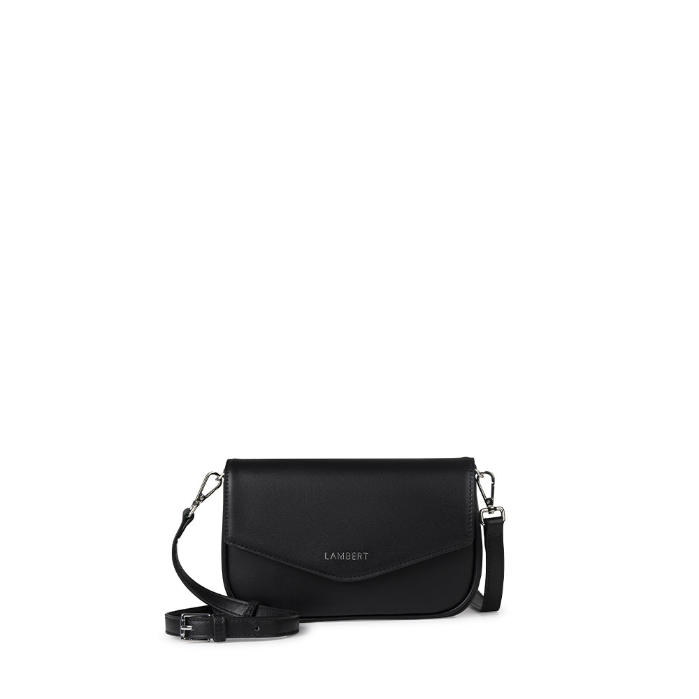 The Gabby - 2-in-1 Black Vegan Leather Handbag