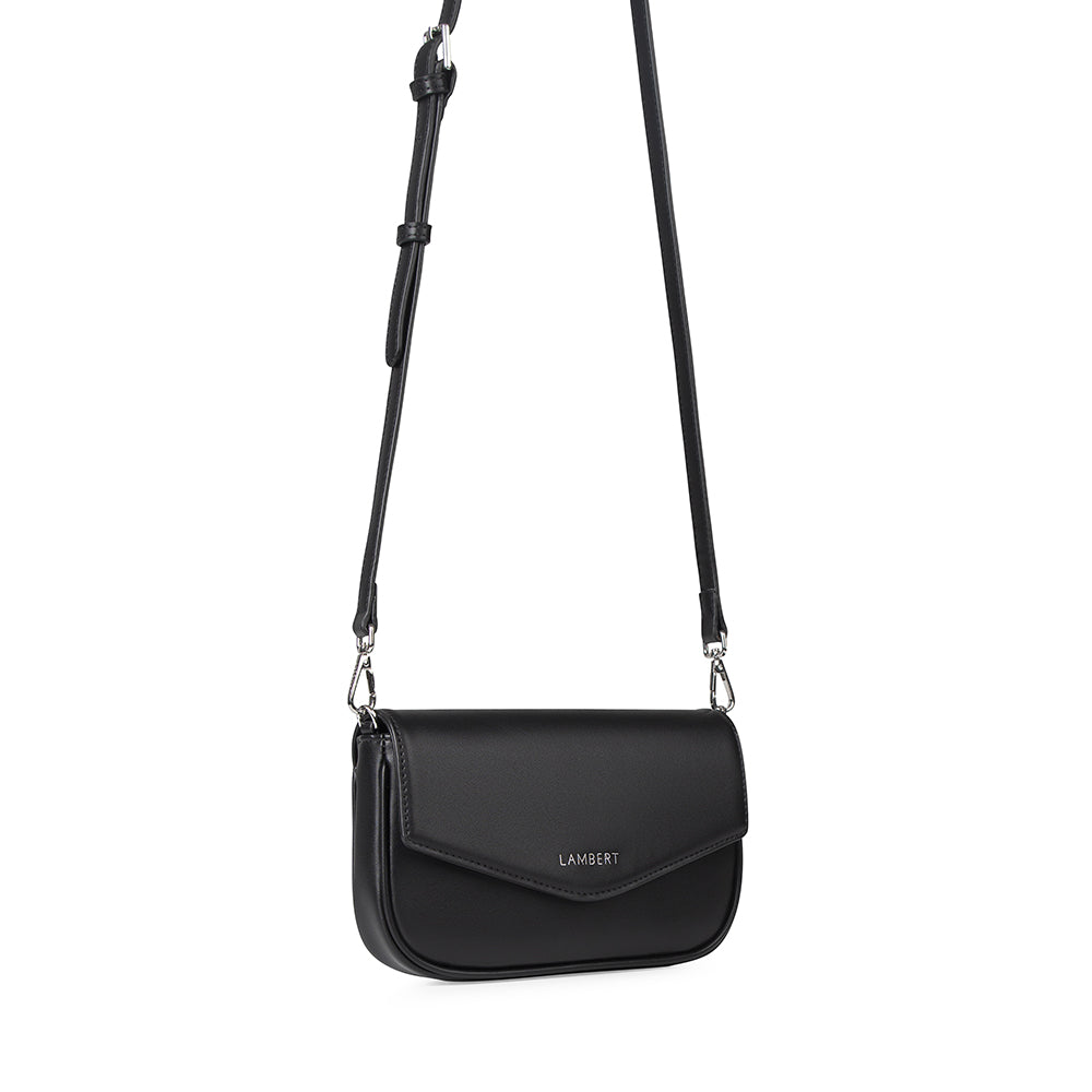 The Gabby - 2-in-1 Black Vegan Leather Handbag