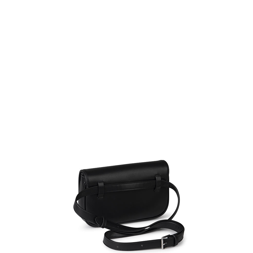The Gabby - 2-in-1 Black Vegan Leather Handbag