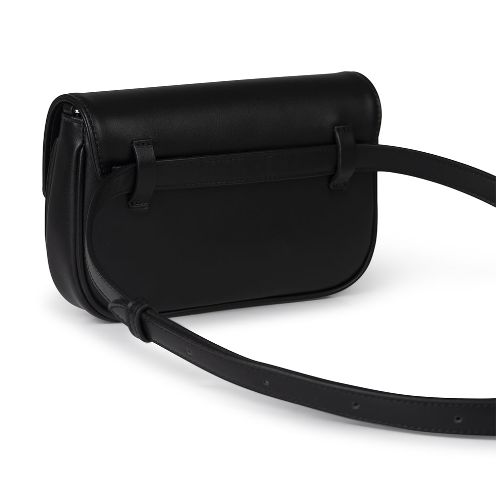 The Gabby - 2-in-1 Black Vegan Leather Handbag