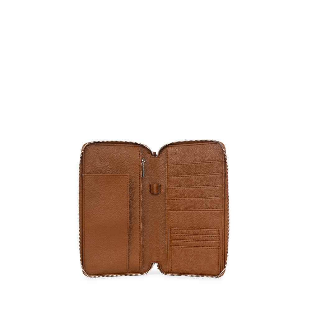 The Ines - Affogato Vegan Leather Family Passport Holder
