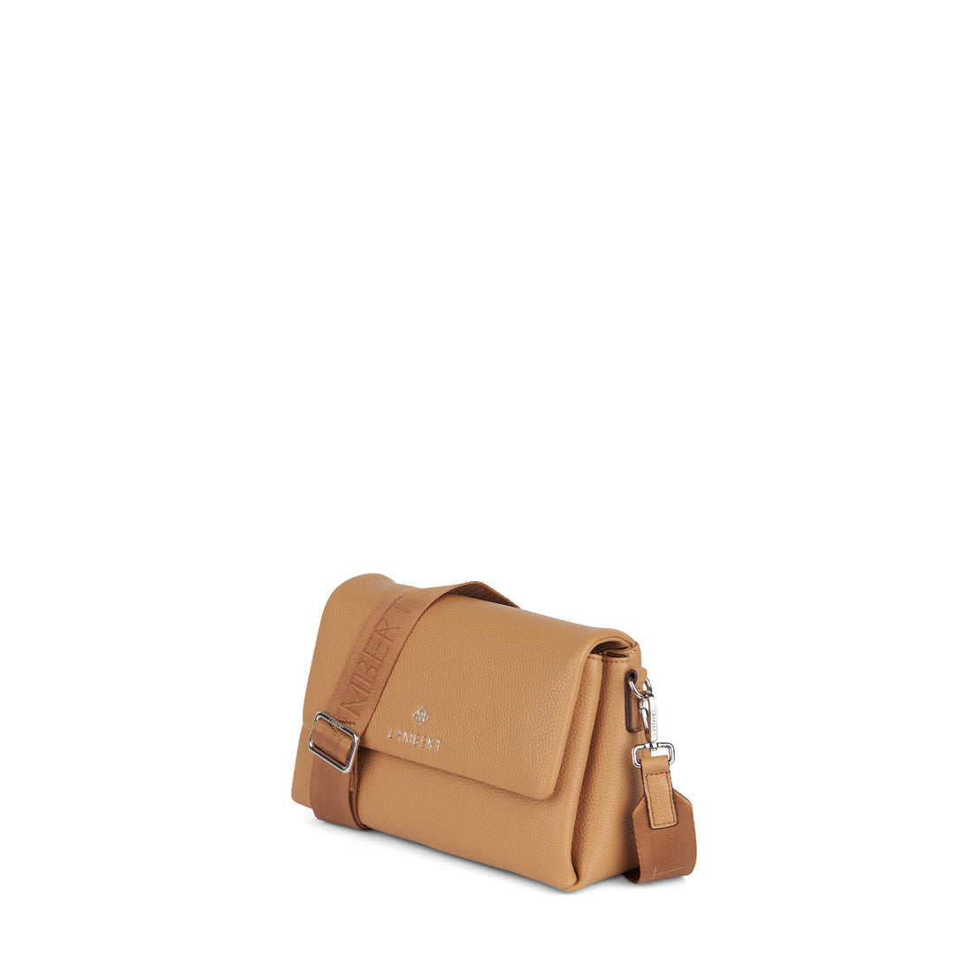 The Judy - Camel Vegan Leather Crossbody Handbag