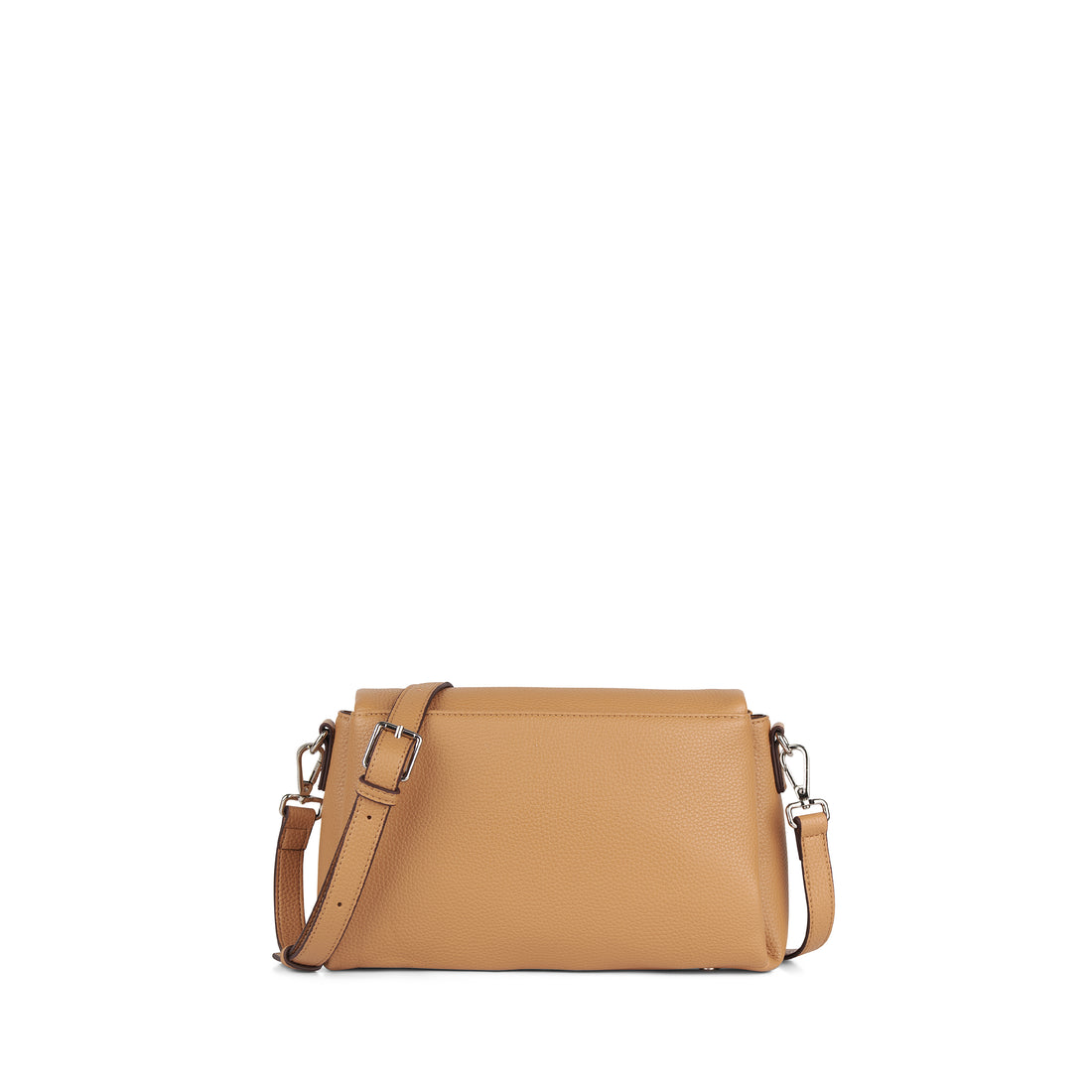 The Judy - Camel Vegan Leather Crossbody Handbag