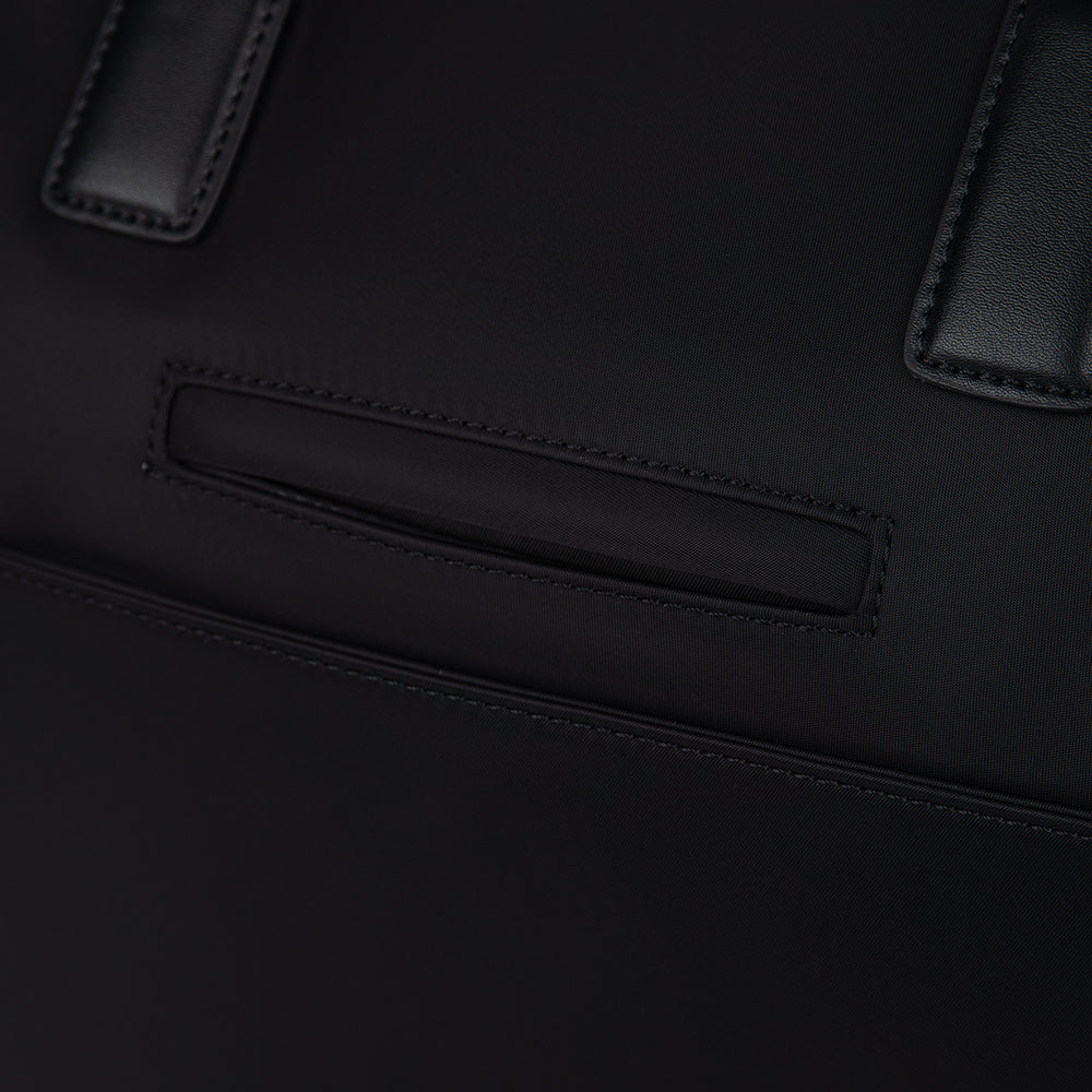 The London – Black Recycled Nylon Travel Bag