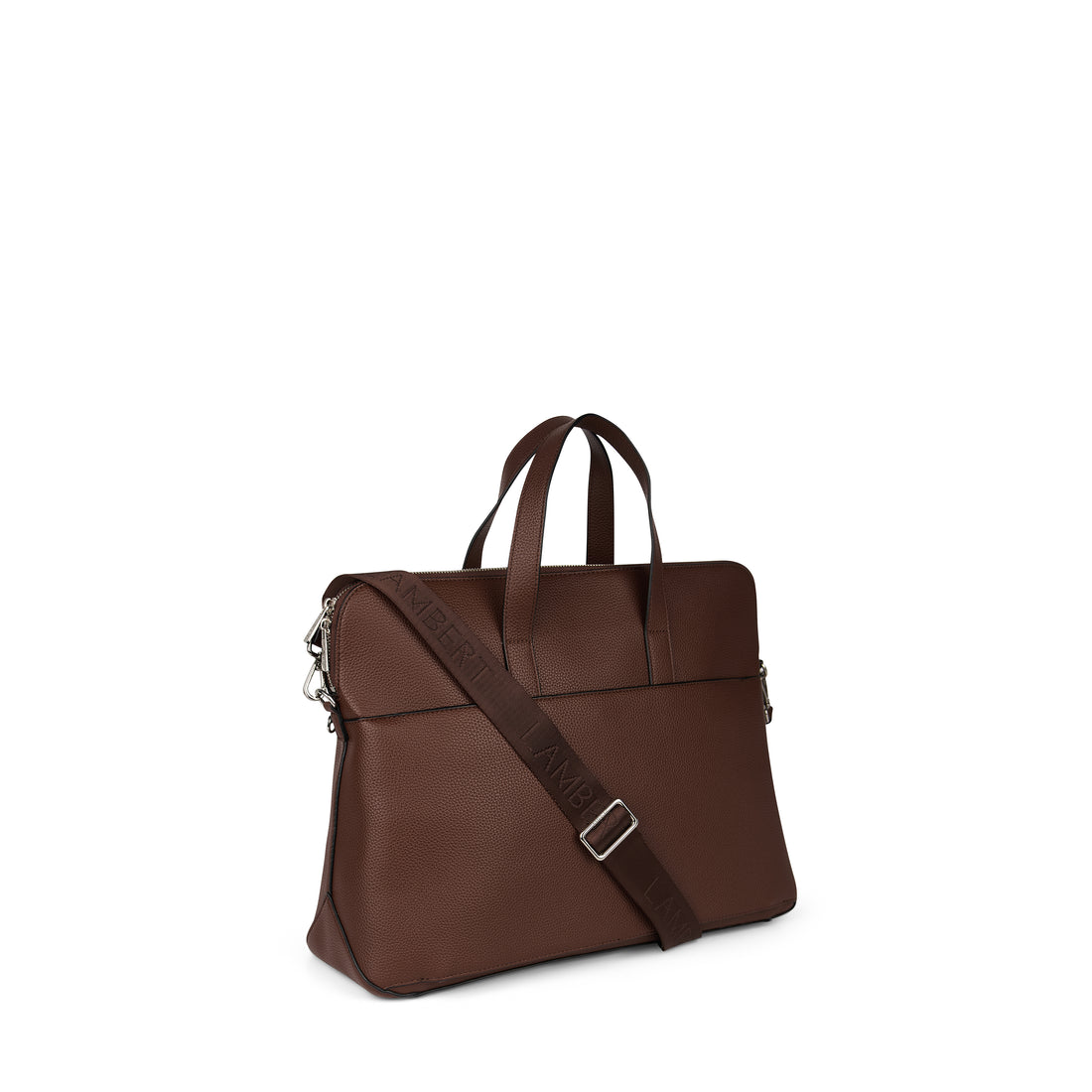 The Malorie – 2-in-1 Vegan Leather Briefcase Chocolate