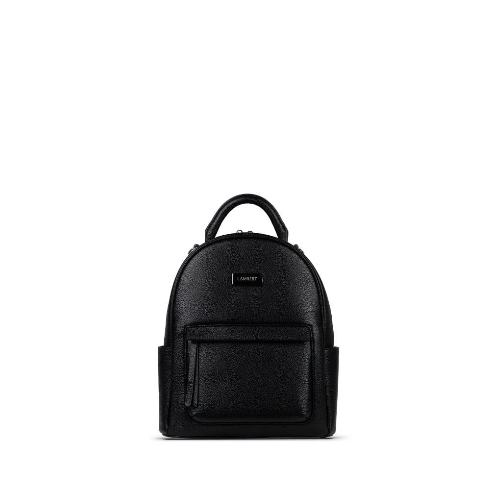 The Maude - 3-in-1 Black Vegan Leather Backpack
