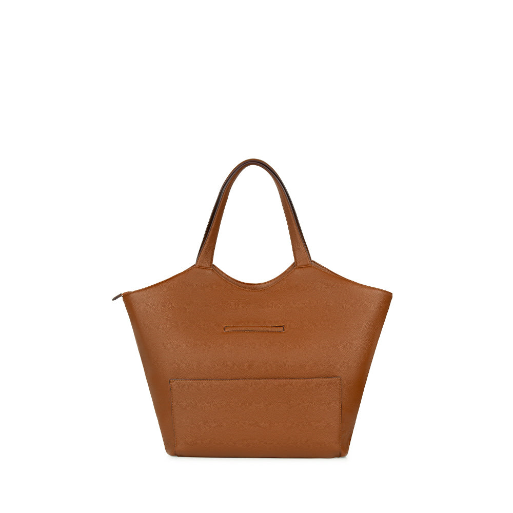 The Sheila - Affogato Vegan Leather Tote Bag
