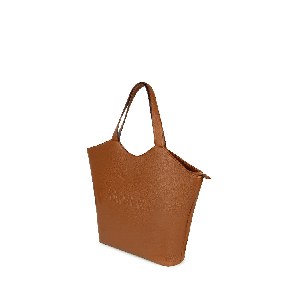 The Sheila - Affogato Vegan Leather Tote Bag
