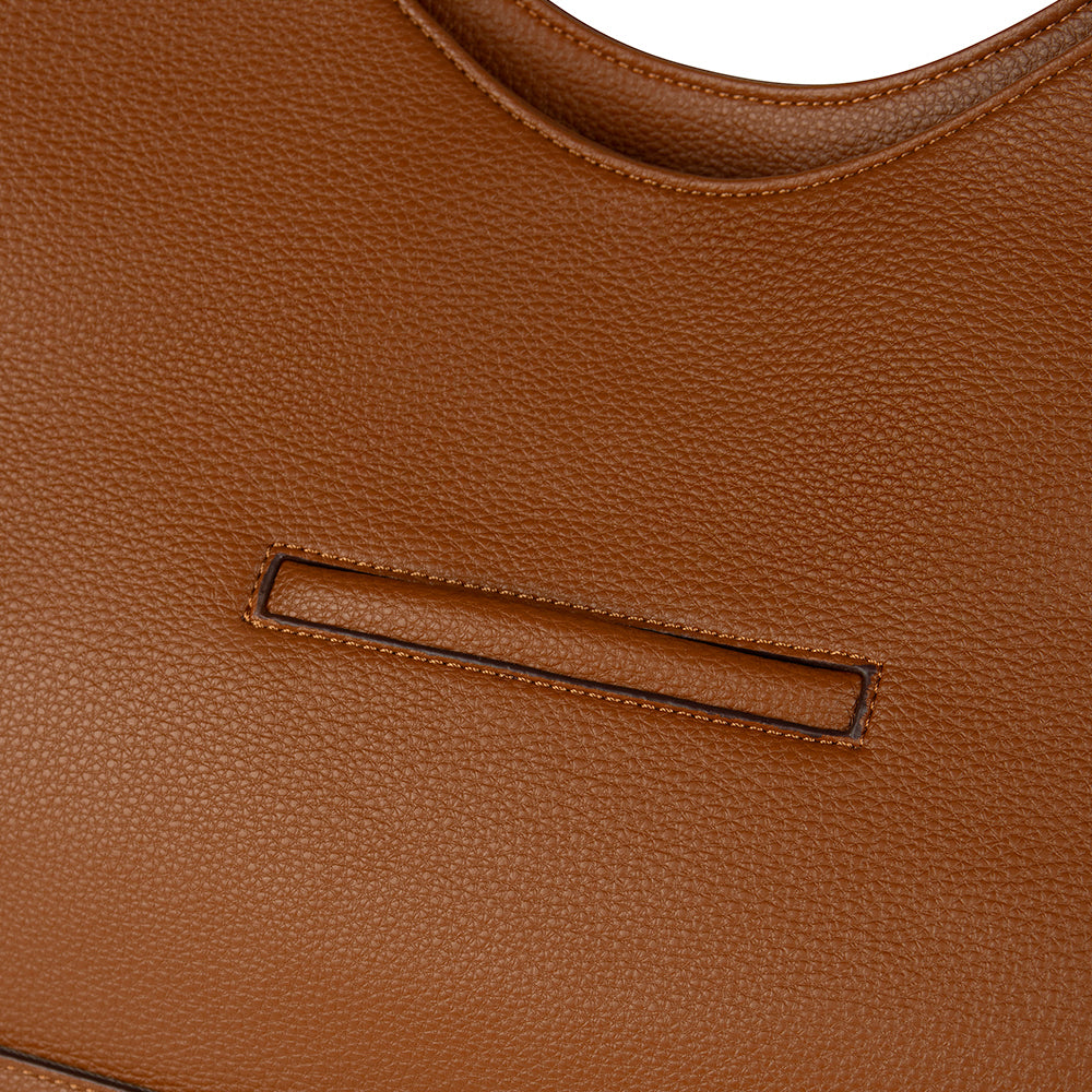 The Sheila - Affogato Vegan Leather Tote Bag