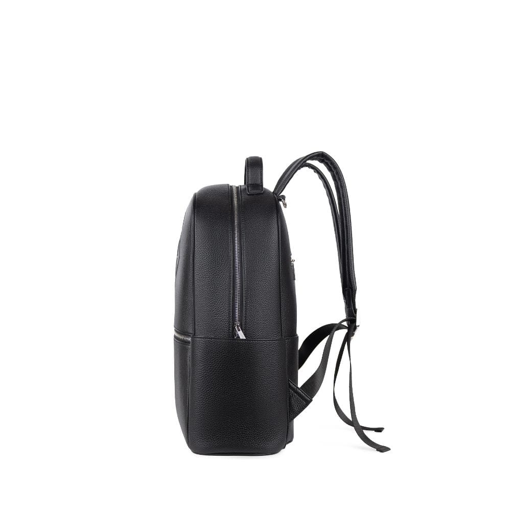 The Vicky - Recycled Black Vegan Leather Diaper Bag