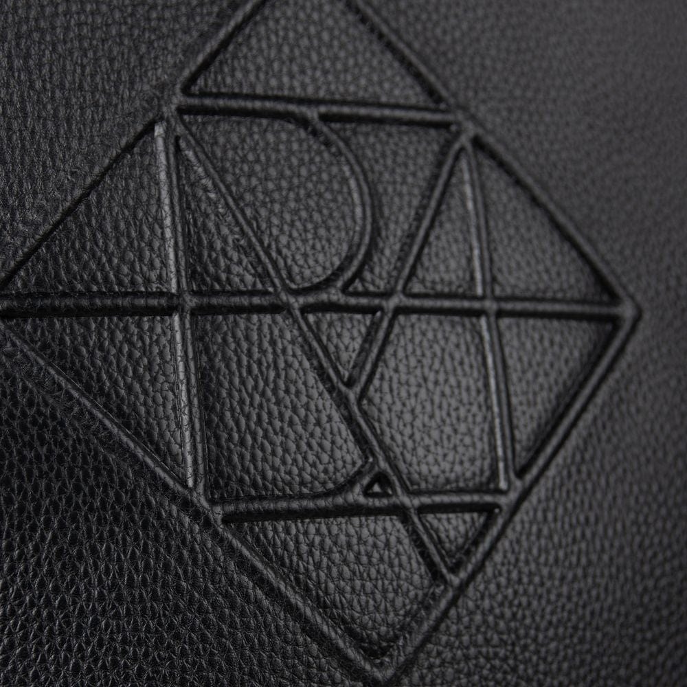 The Vicky - Recycled Black Vegan Leather Diaper Bag
