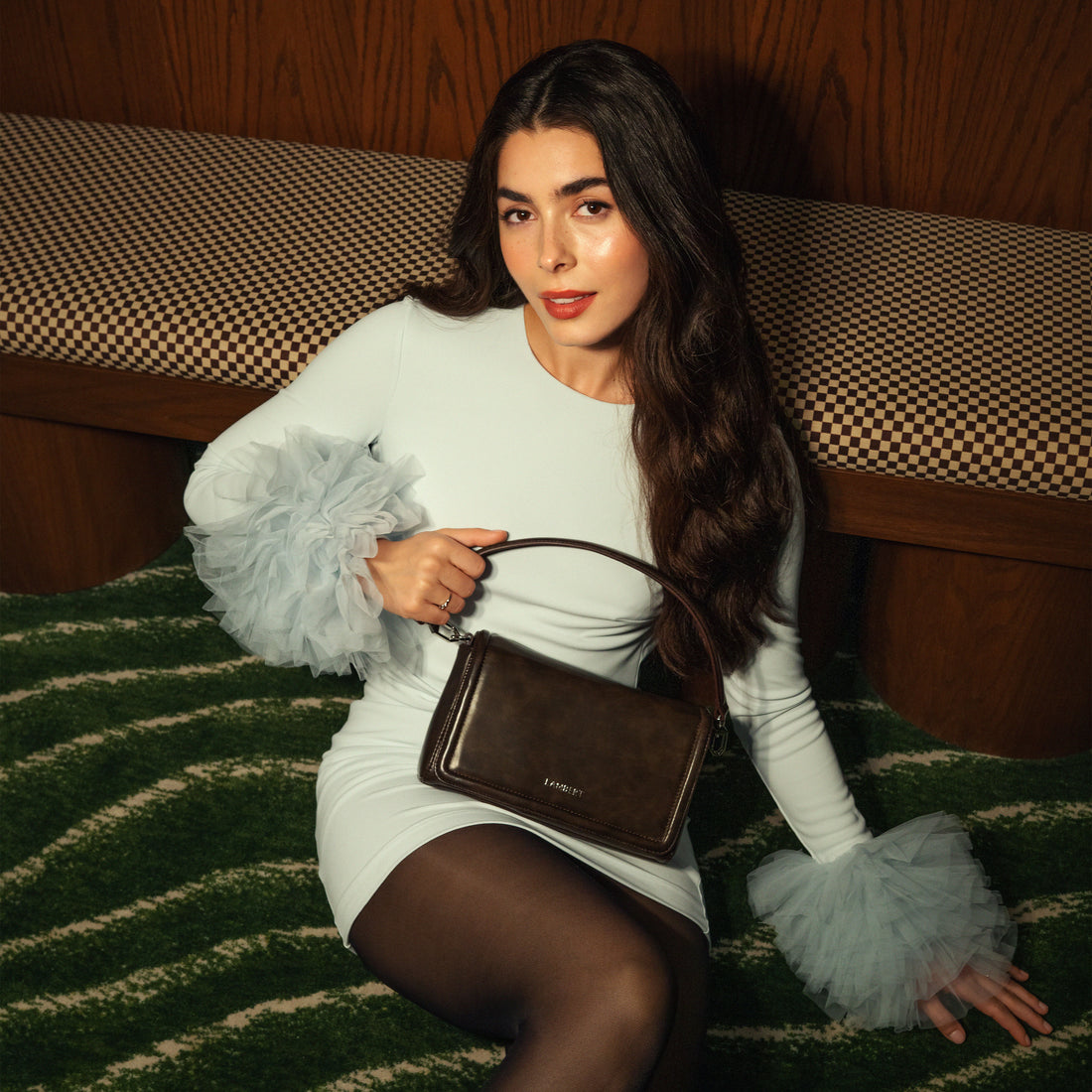 The Alyssa – 2-in-1 Espresso Vegan Leather Handbag