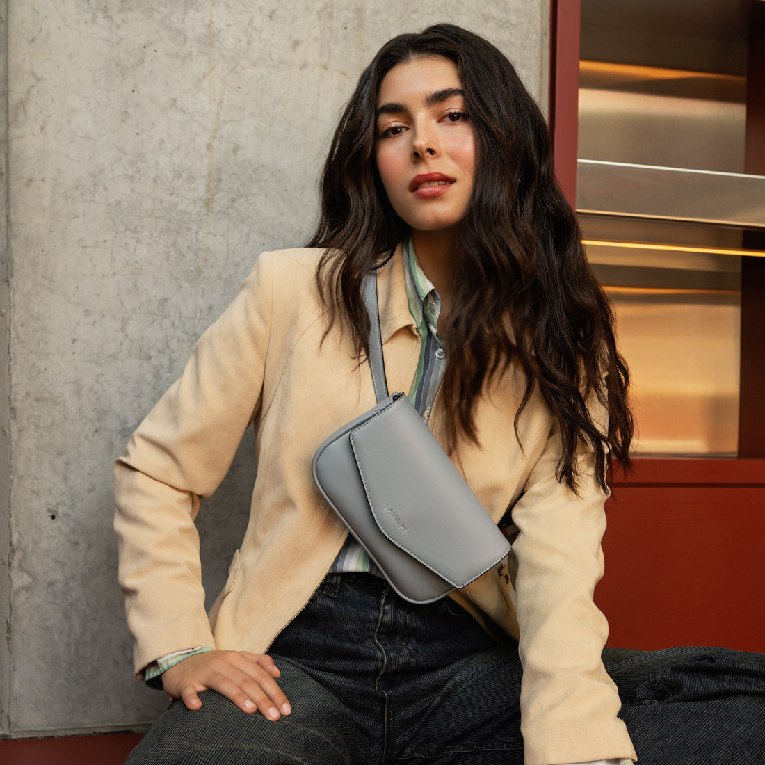 The Gabby - 2-in-1 Storm Vegan Leather Handbag