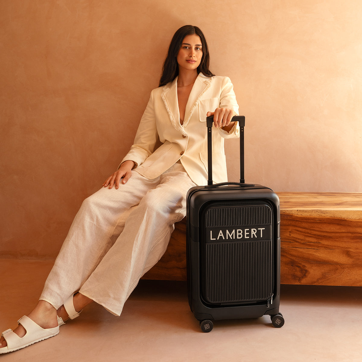The Bali - Black Carry-On Suitcase – Lambert Design US LLC