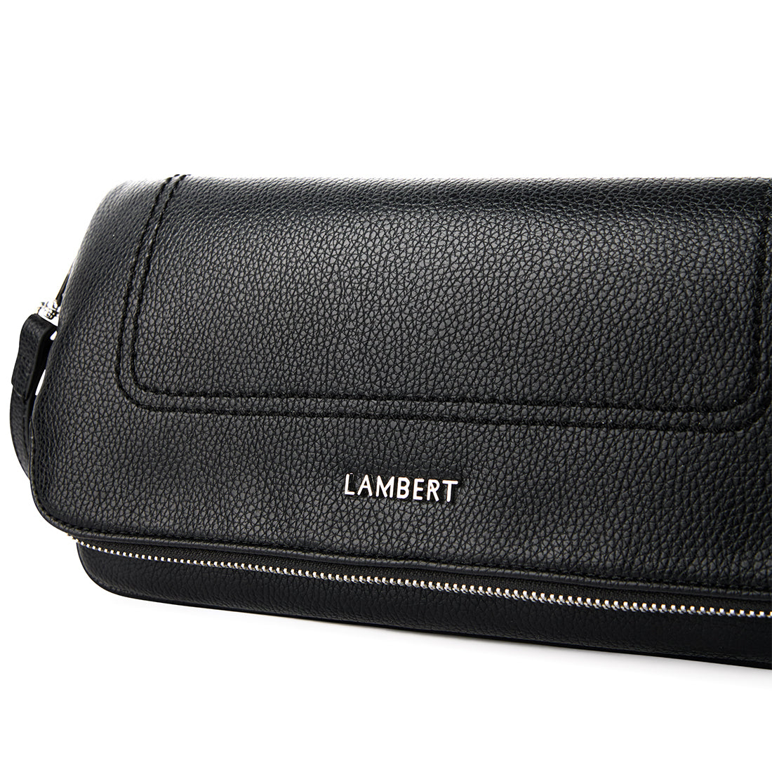 The Adele - 3-in-1 Black Vegan Leather Handbag