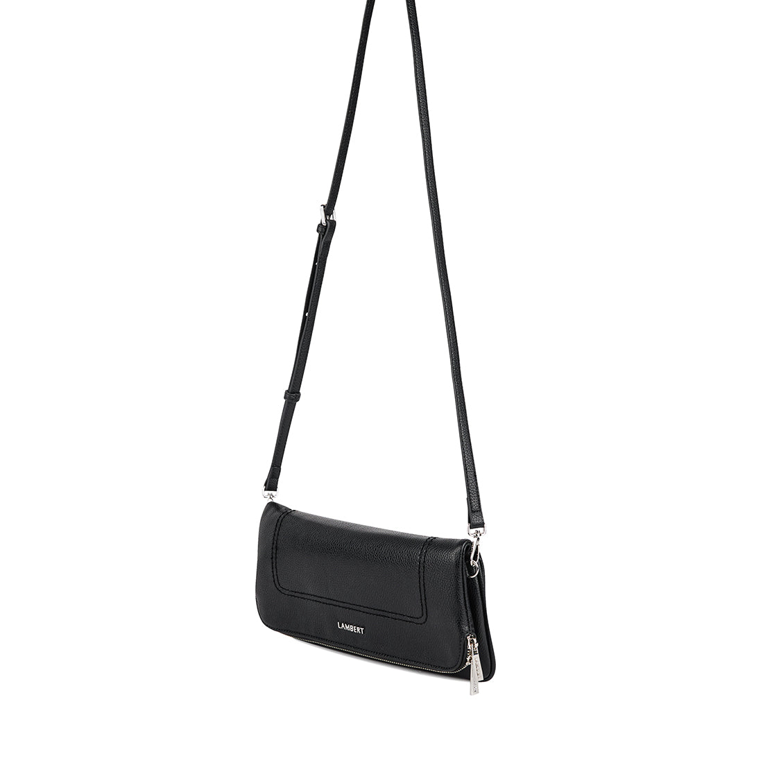 The Adele - 3-in-1 Black Vegan Leather Handbag