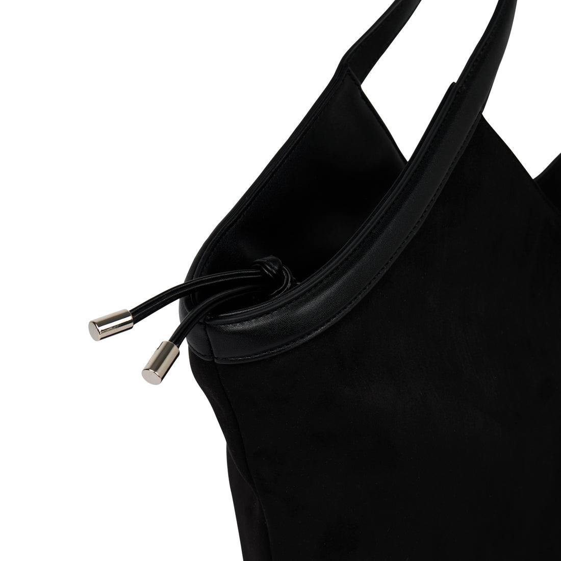 The Alison – Black Suede Tote Bag