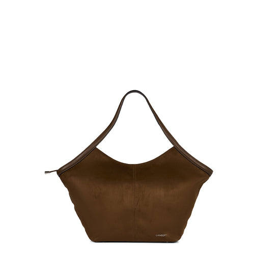 The Alison – Cacao Vegan Suede Tote Bag