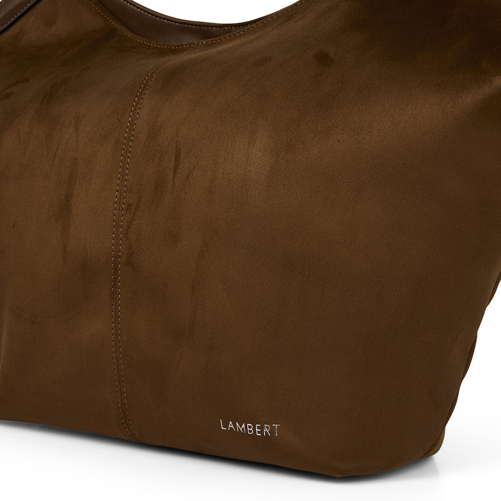 The Alison – Cacao Suede Tote Bag