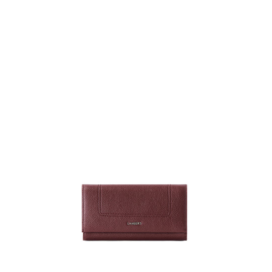 The Alondra - Cassis Vegan Leather Wallet