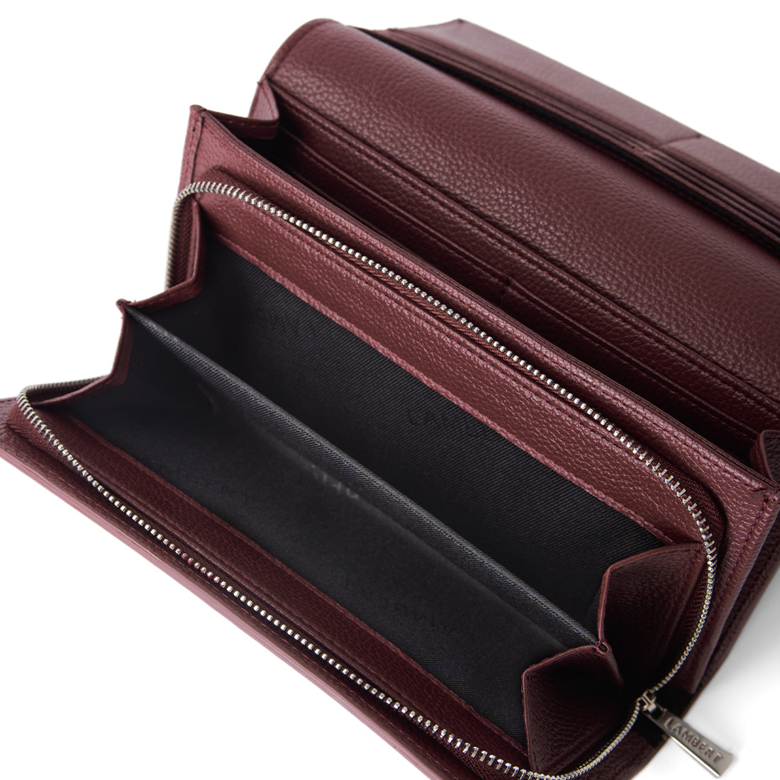 The Alondra - Cassis Vegan Leather Wallet