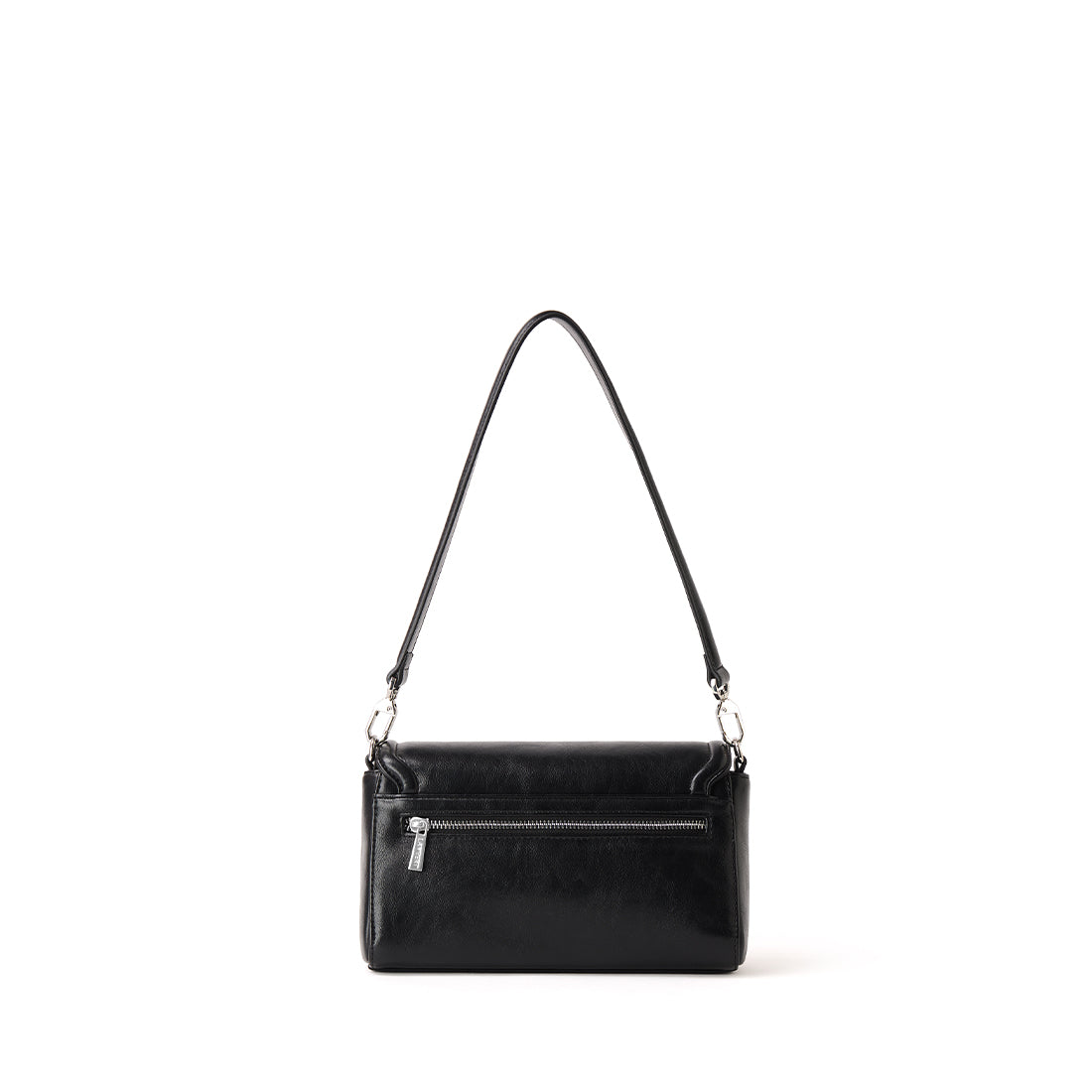 The Alyssa – 2-in-1 Black Vegan Leather Handbag