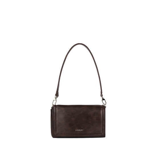 The Alyssa – 2-in-1 Espresso Vegan Leather Handbag