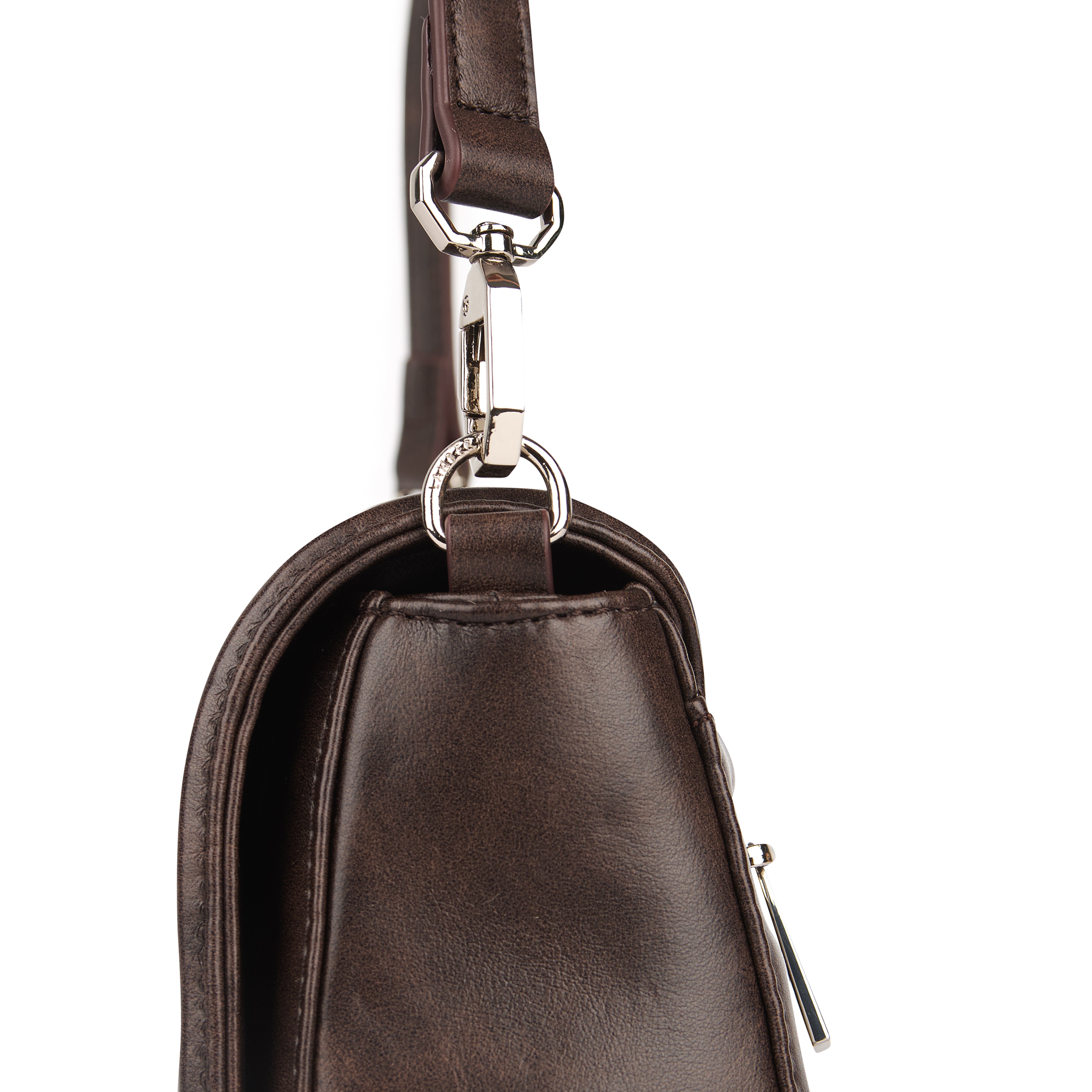 The Alyssa – 2-in-1 Espresso Vegan Leather Handbag – Lambert