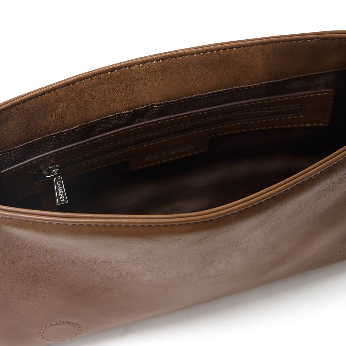 The Alyssa – 2-in-1 Hazelnut Vegan Leather Handbag