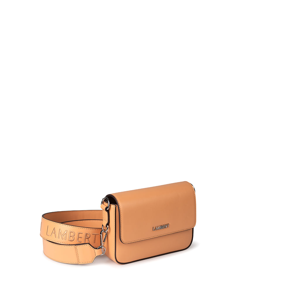 The Amelie - 2-in-1 Peach Vegan Leather Handbag