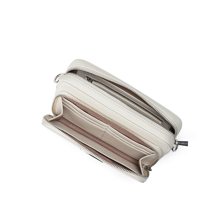 The Ana - 3-in-1 Porcelain Vegan Leather Handbag