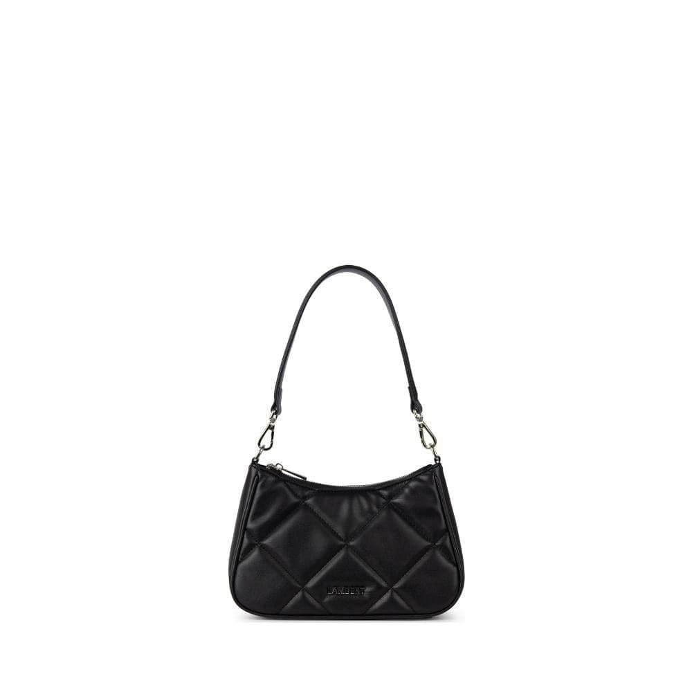 The Andy - Black Vegan Leather Quilted 3-in-1 Handbag