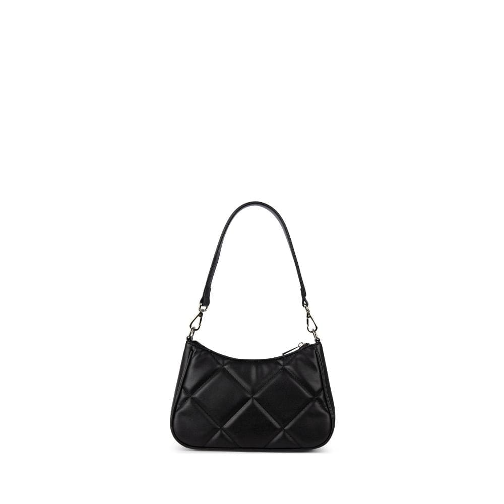 The Andy - Black Vegan Leather Quilted 3-in-1 Handbag