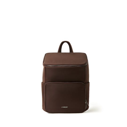 The Anabelle – Chocolate Nylon Maternity Backpack