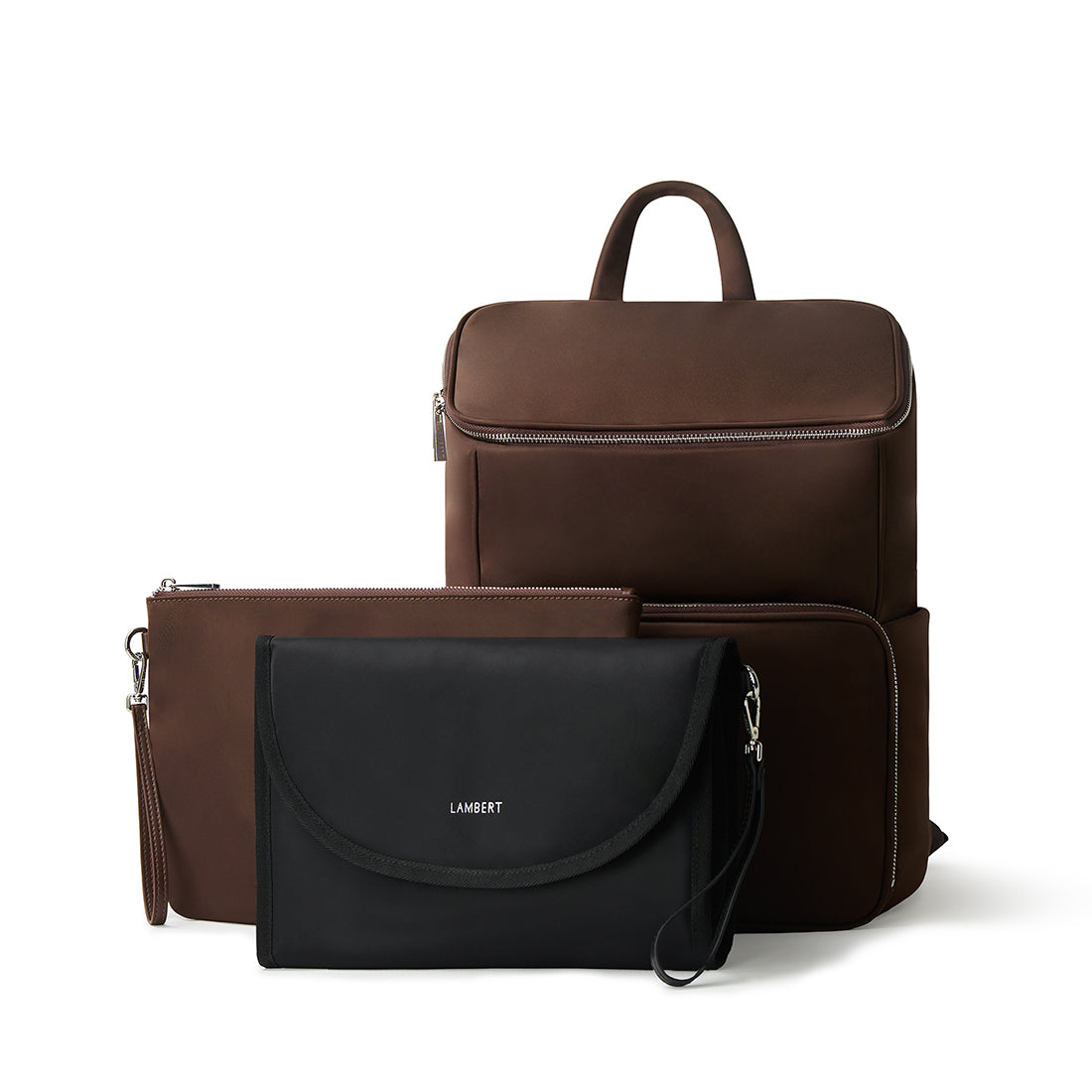 The Anabelle – Chocolate Nylon Maternity Backpack