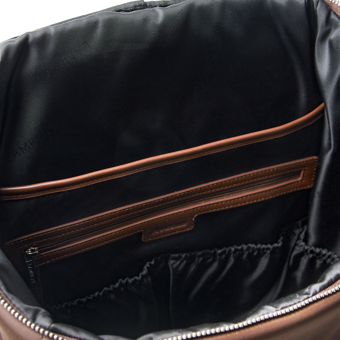 The Anabelle – Chocolate Nylon Maternity Backpack