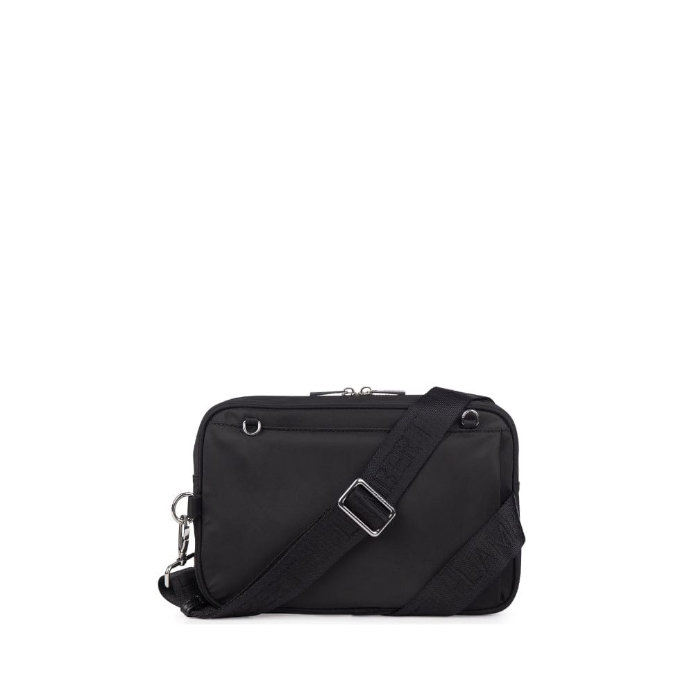 The Annika - 2-in-1 maternity bag in black recycled nylon