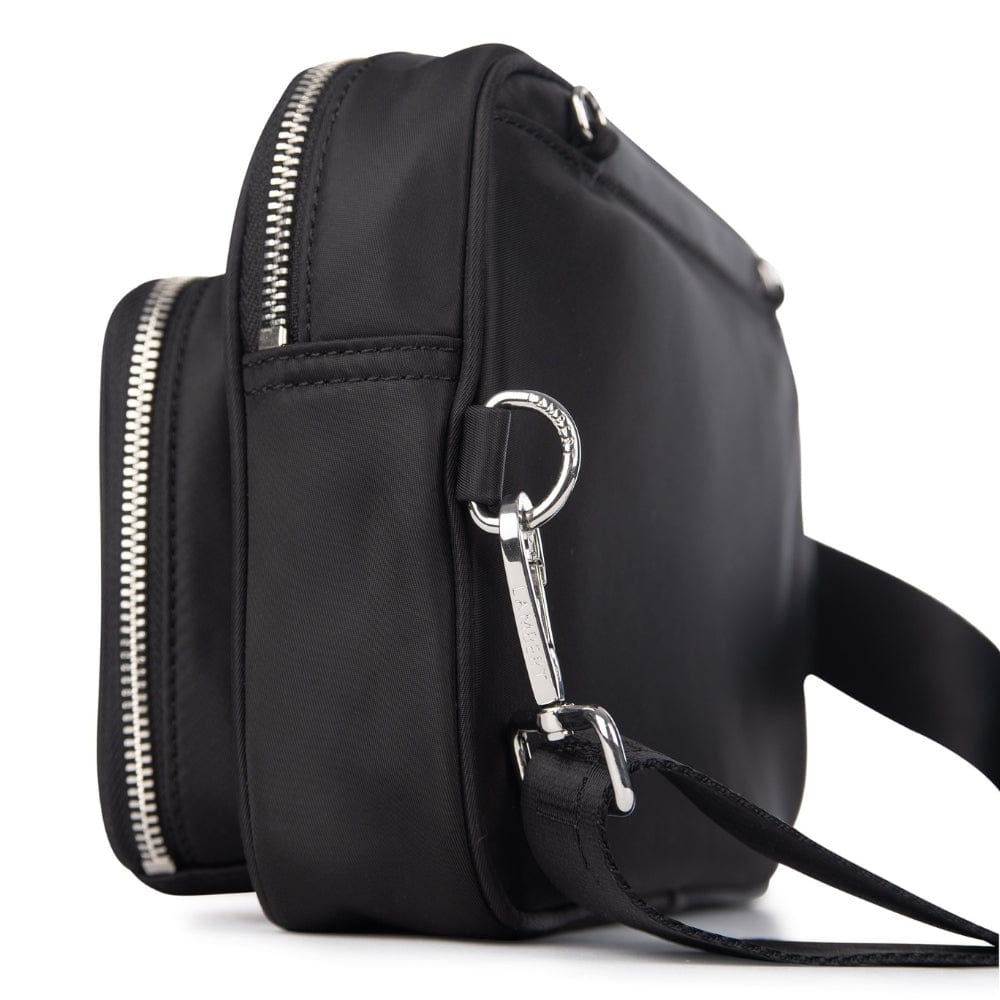 The Annika - 2-in-1 maternity bag in black recycled nylon