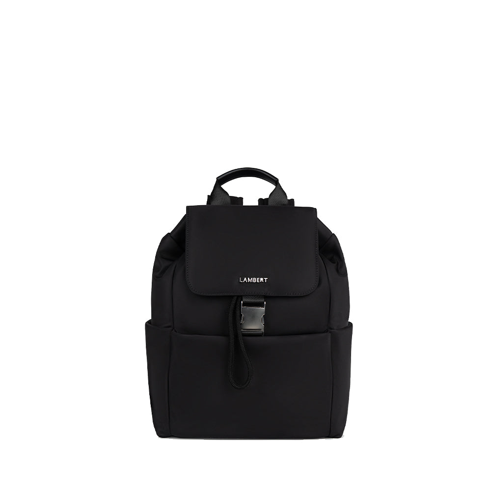 The April - Black Recycled Nylon Backpack