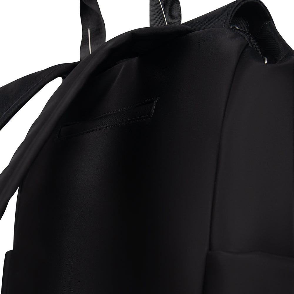 The April - Black Recycled Nylon Backpack