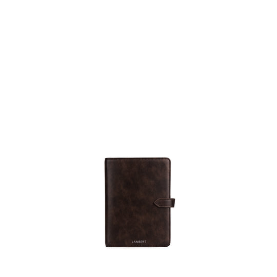 The Ariel – Espresso Vegan Leather Notebook Cover