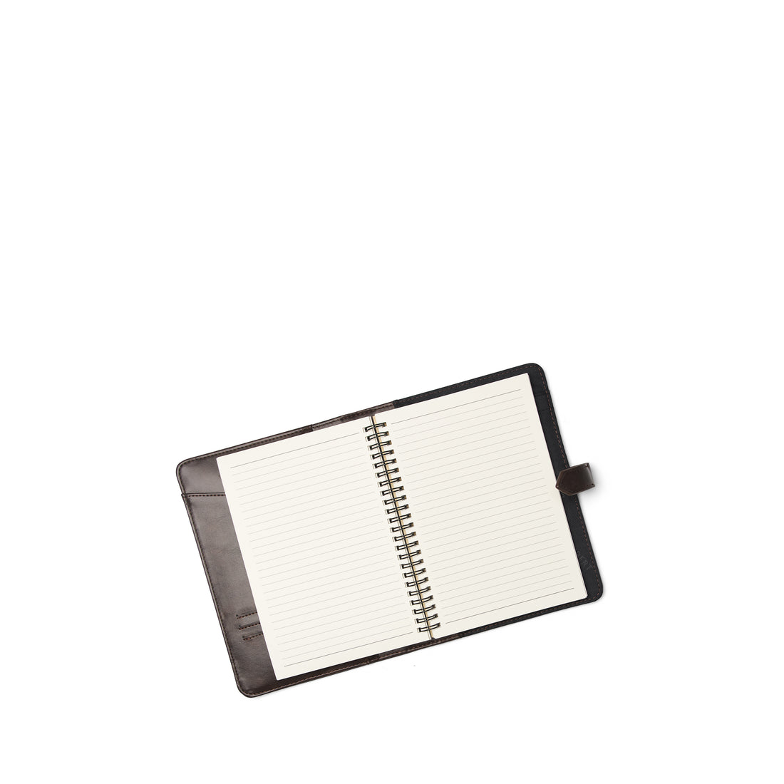 The Ariel – Espresso Vegan Leather Notebook Cover