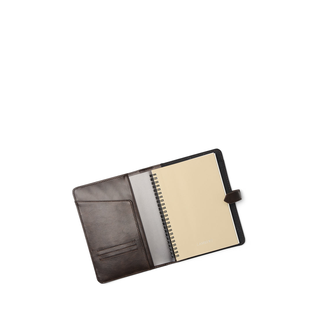 The Ariel – Espresso Vegan Leather Notebook Cover