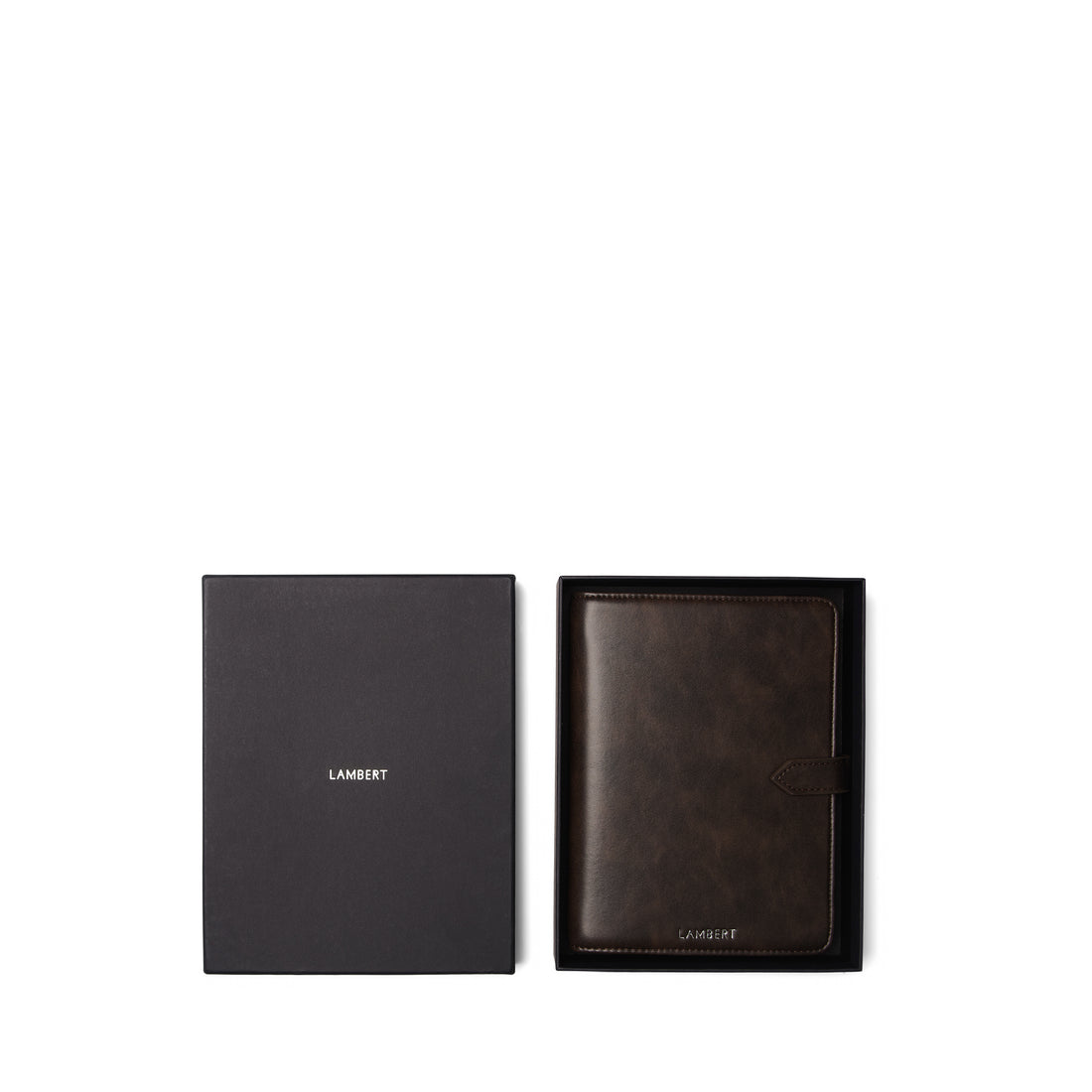 The Ariel – Espresso Vegan Leather Notebook Cover