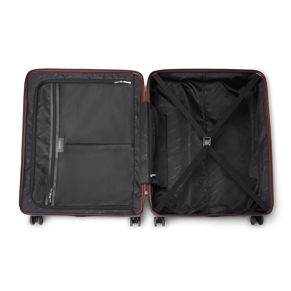 The Aspen - Large Cassis Check-in Suitcase