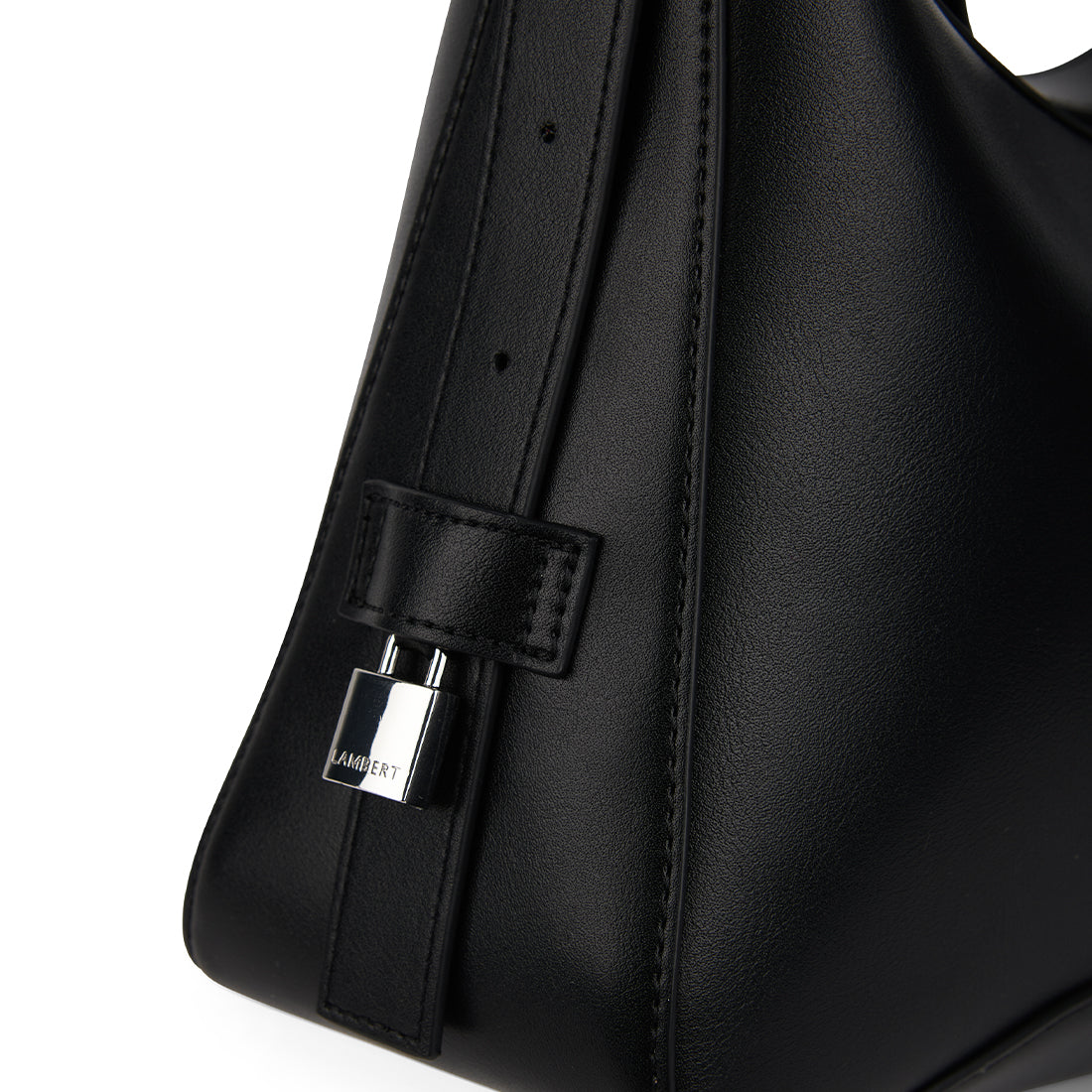 The Audrey – 2-in-1 Black Vegan Leather Handbag